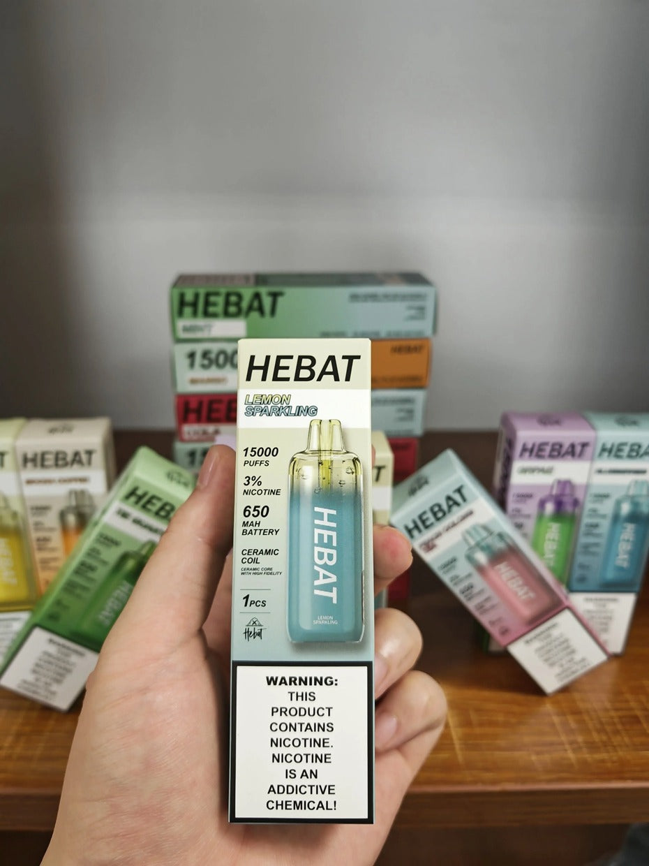 Hebat 喜貝 15000 口 可充電 透明油艙